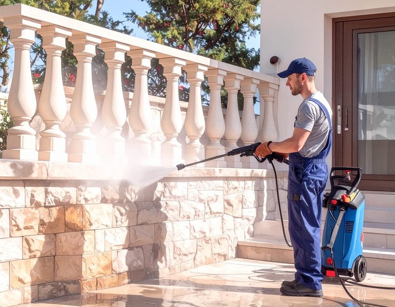 800x622 Firefly mezczyzna w stroju roboczym stoi obok agregatu do myjki wysokocisnieniowej i czysc 344007