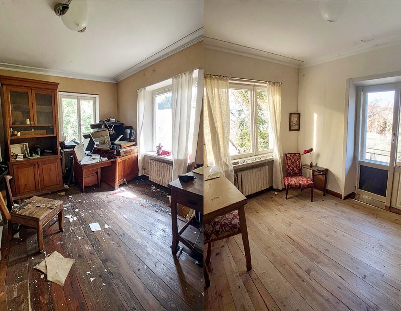 800x622 Firefly porownanie dwoch zdjec z lewej strony widoczny balagan nieporzadek stare meble a 75973